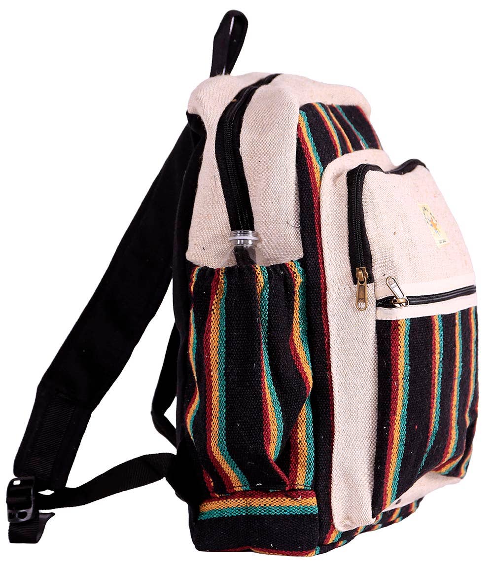 Woven Hemp Backpack