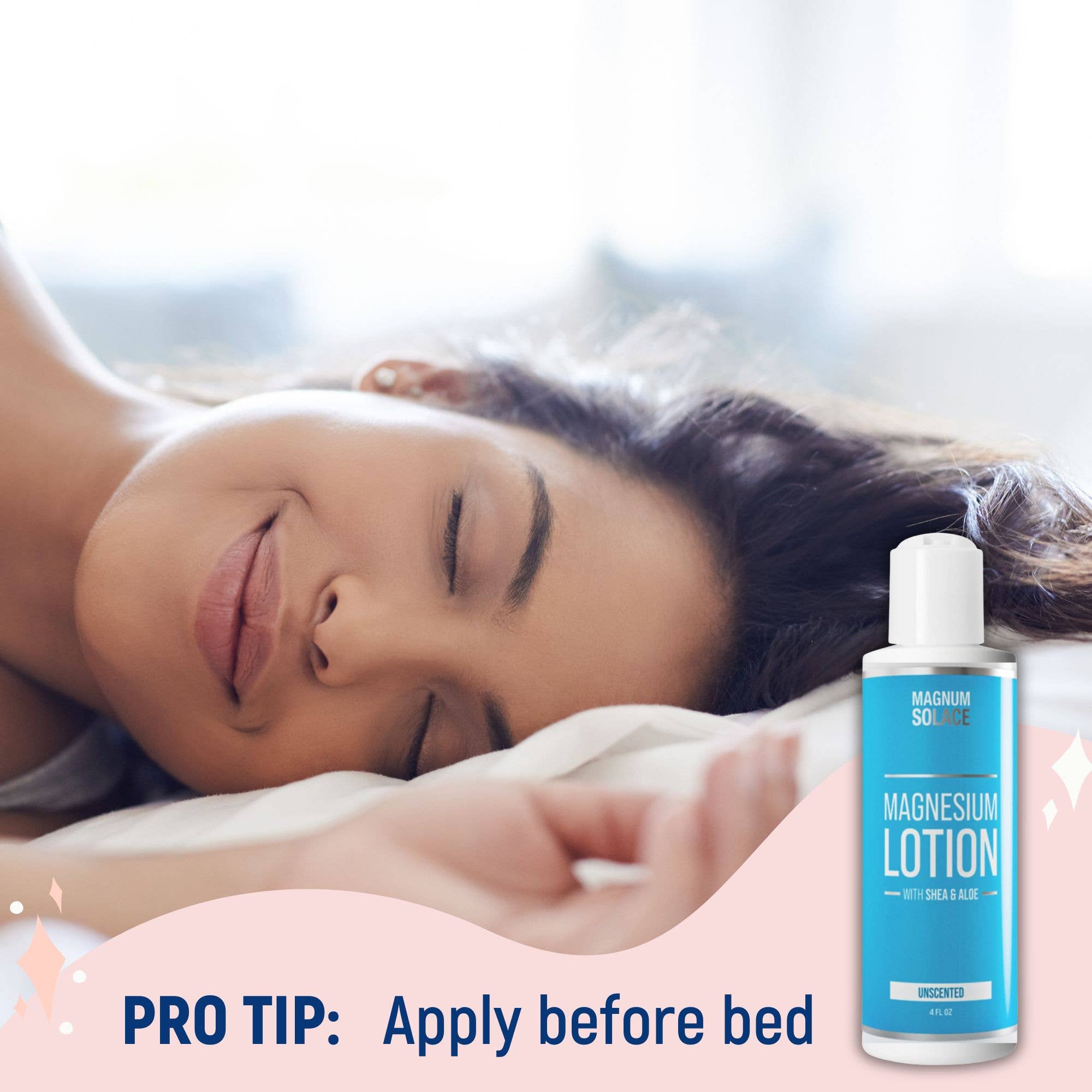 Magnum Solace - Magnesium Lotion - Restless Legs & Muscle Pain Relief