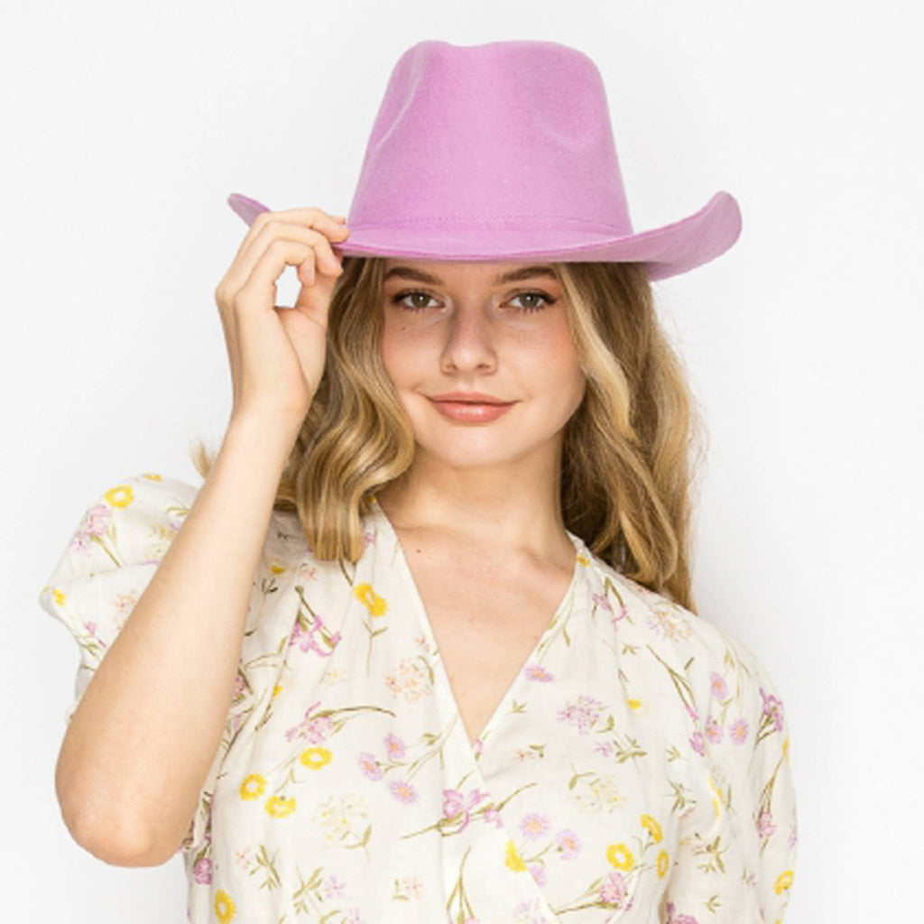 Queens INC - Stiff brim Australian wool cowboy Hat