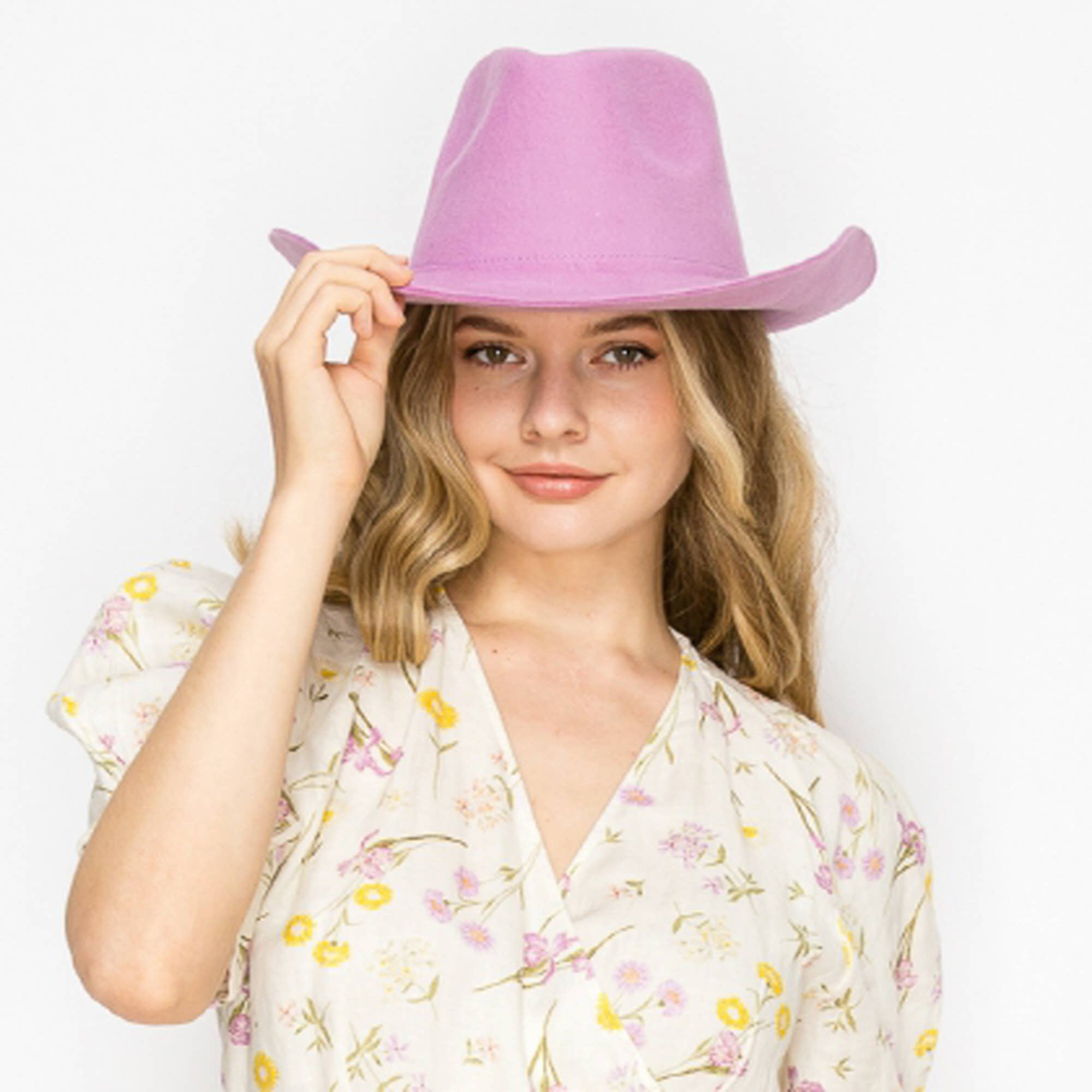 Queens INC - Stiff brim Australian wool cowboy Hat