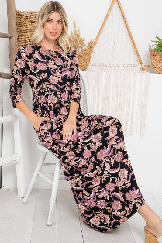 Rose Mellow Fashion - Maxi Dress