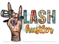 Rustic Pineapple - Lash Hustler T-Shirt Transfer