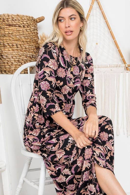 Rose Mellow Fashion - Maxi Dress