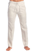 Men's Casual Dress Pants 100% Linen