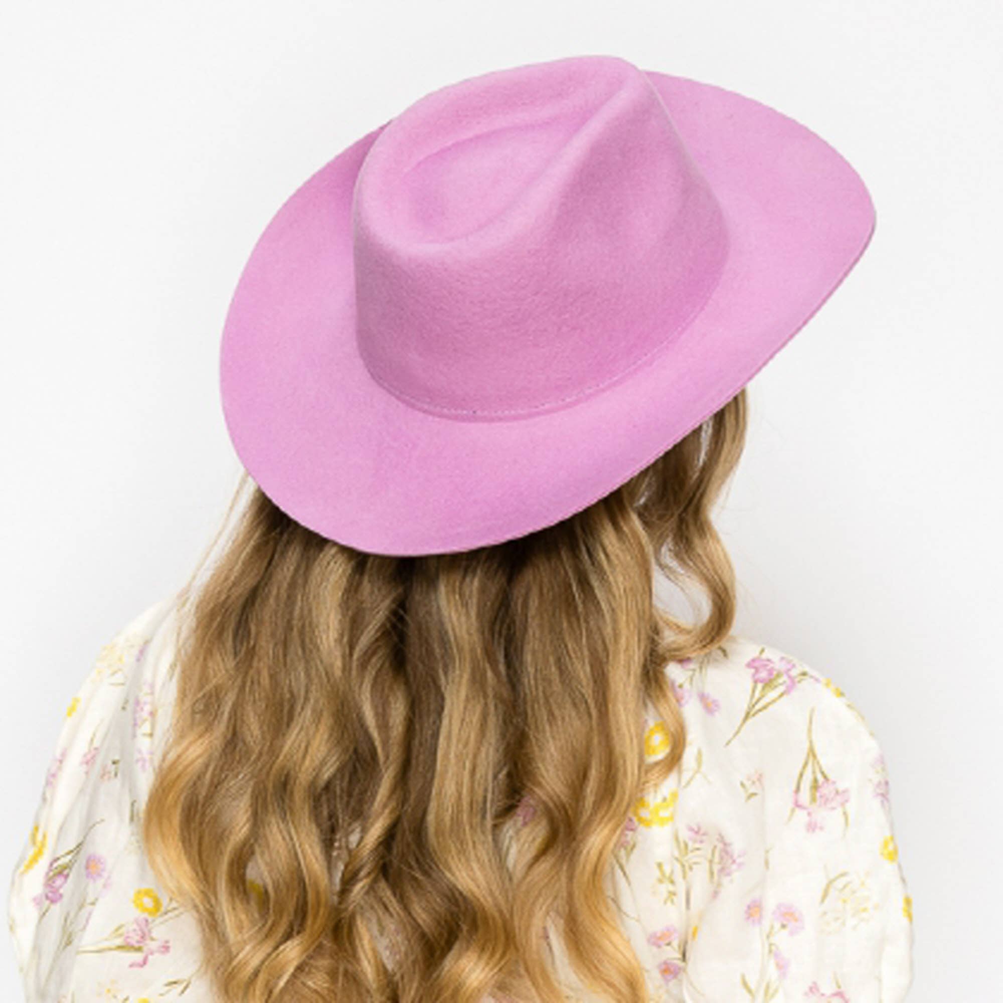 Queens INC - Stiff brim Australian wool cowboy Hat