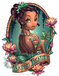 Rustic Pineapple - Tiana T-Shirt Transfer
