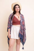 Leto Accessories - 🌞 Lightweight Moroccan Tassel Kimono – Versatile & Stylish
