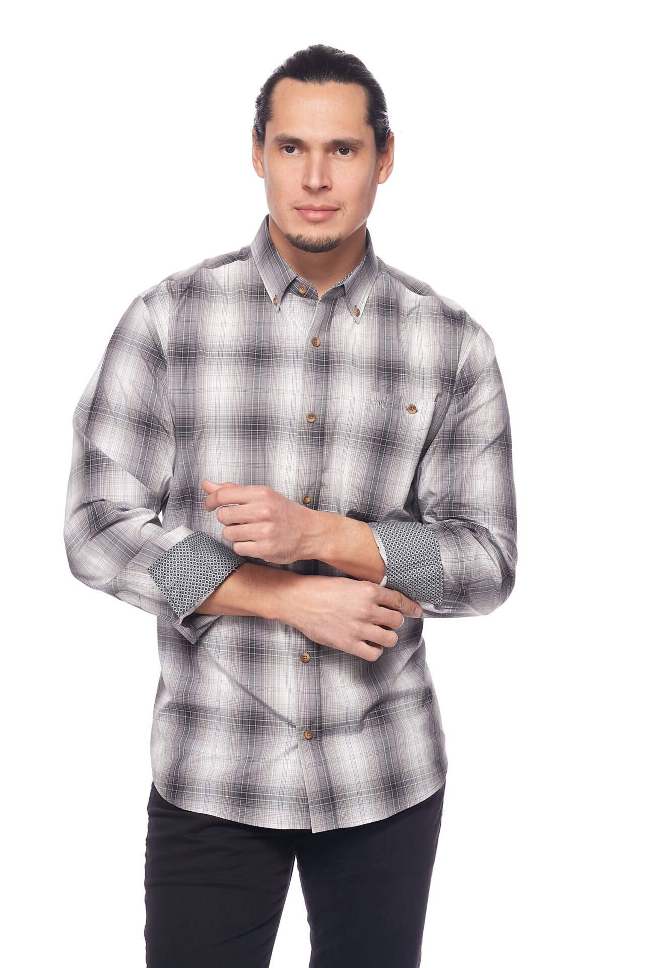 Rodeo Clothing - Men's Western Apparel Regular Fit Plaid shirts