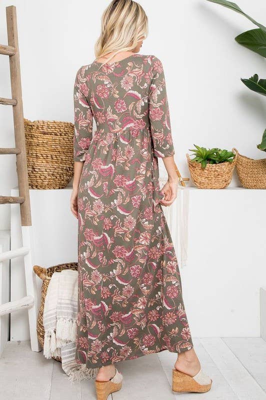 Rose Mellow Fashion - Maxi Dress