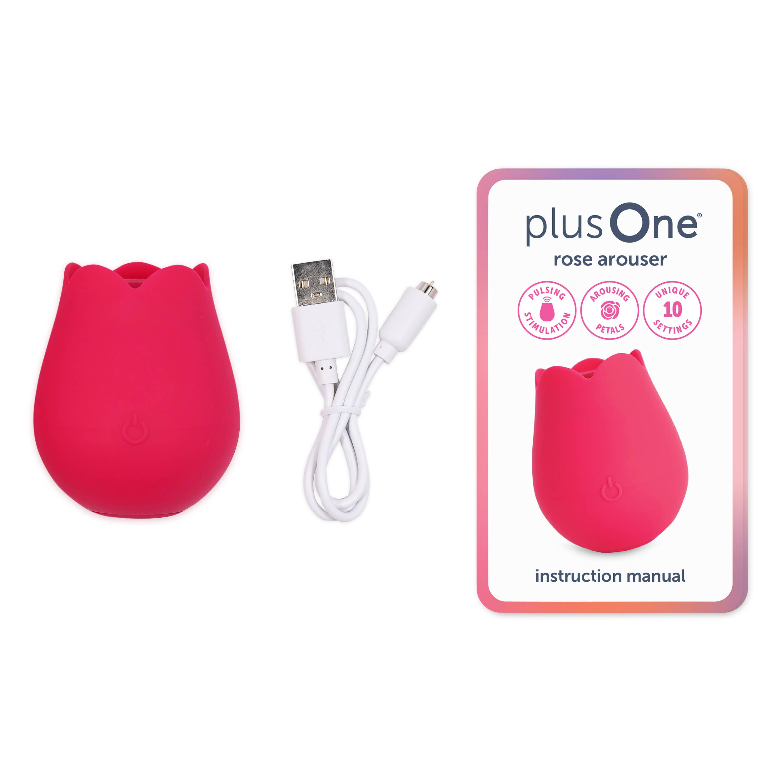 plusOne - Stimulateur Rose plusOne