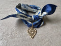 Loulu Designs - Ocean Breeze Scarf Heart Necklace