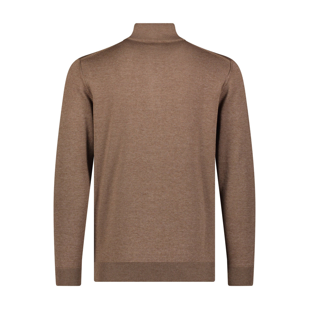 Luchiano Visconti - Quarter Zip Multi Panel Sweater