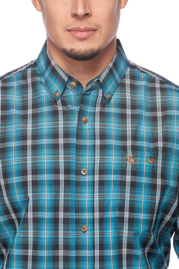 Rodeo Clothing - Men's Western Apparel Regular Fit Plaid shirts