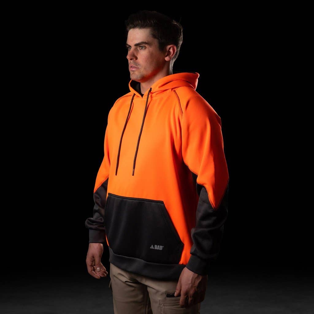 BAD WORKWEAR - BAD ESSENTIAL™ HI-VIS FLEECE HOODIE