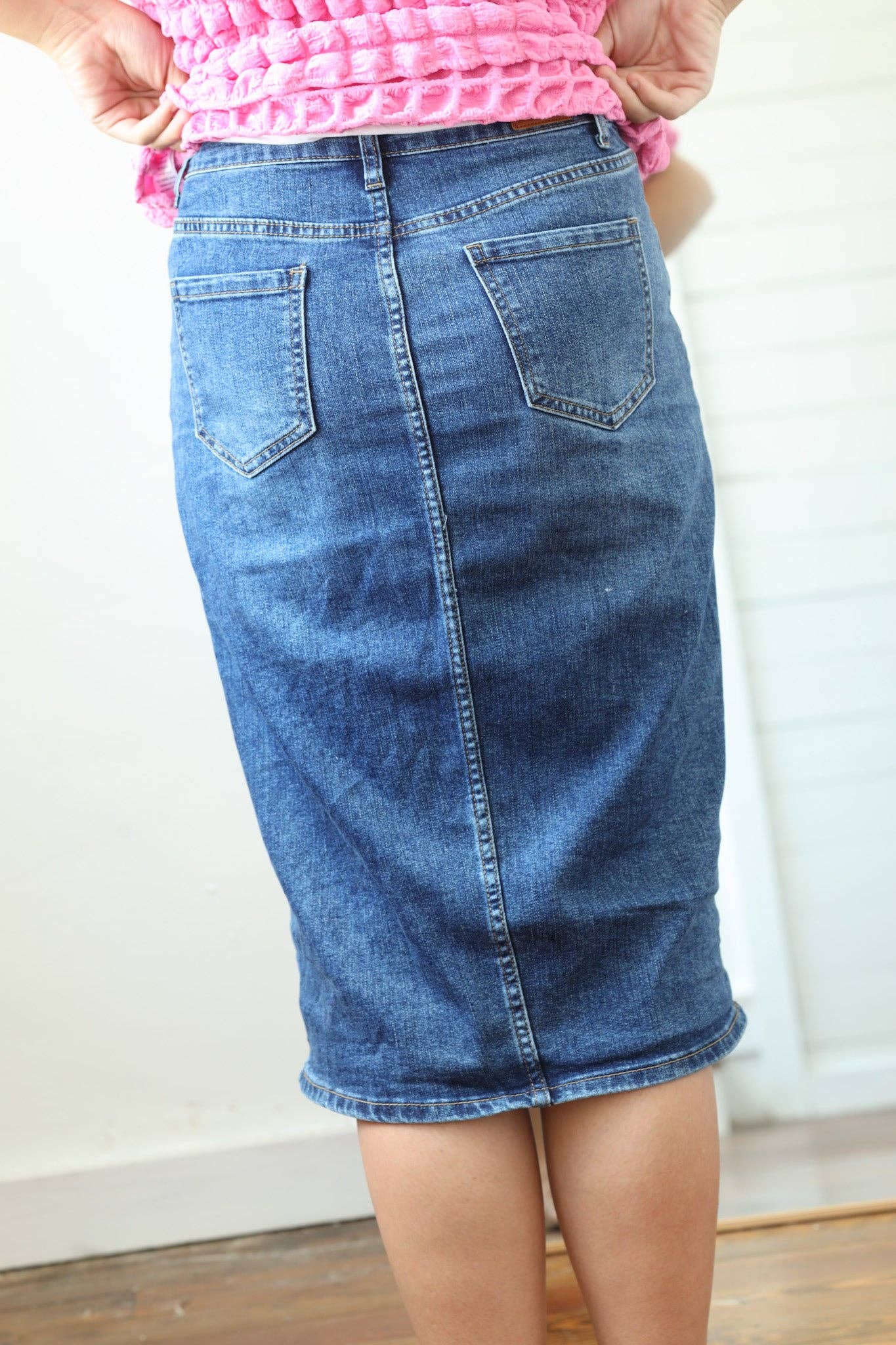Ada Faye - Anna Denim Skirt - Dark