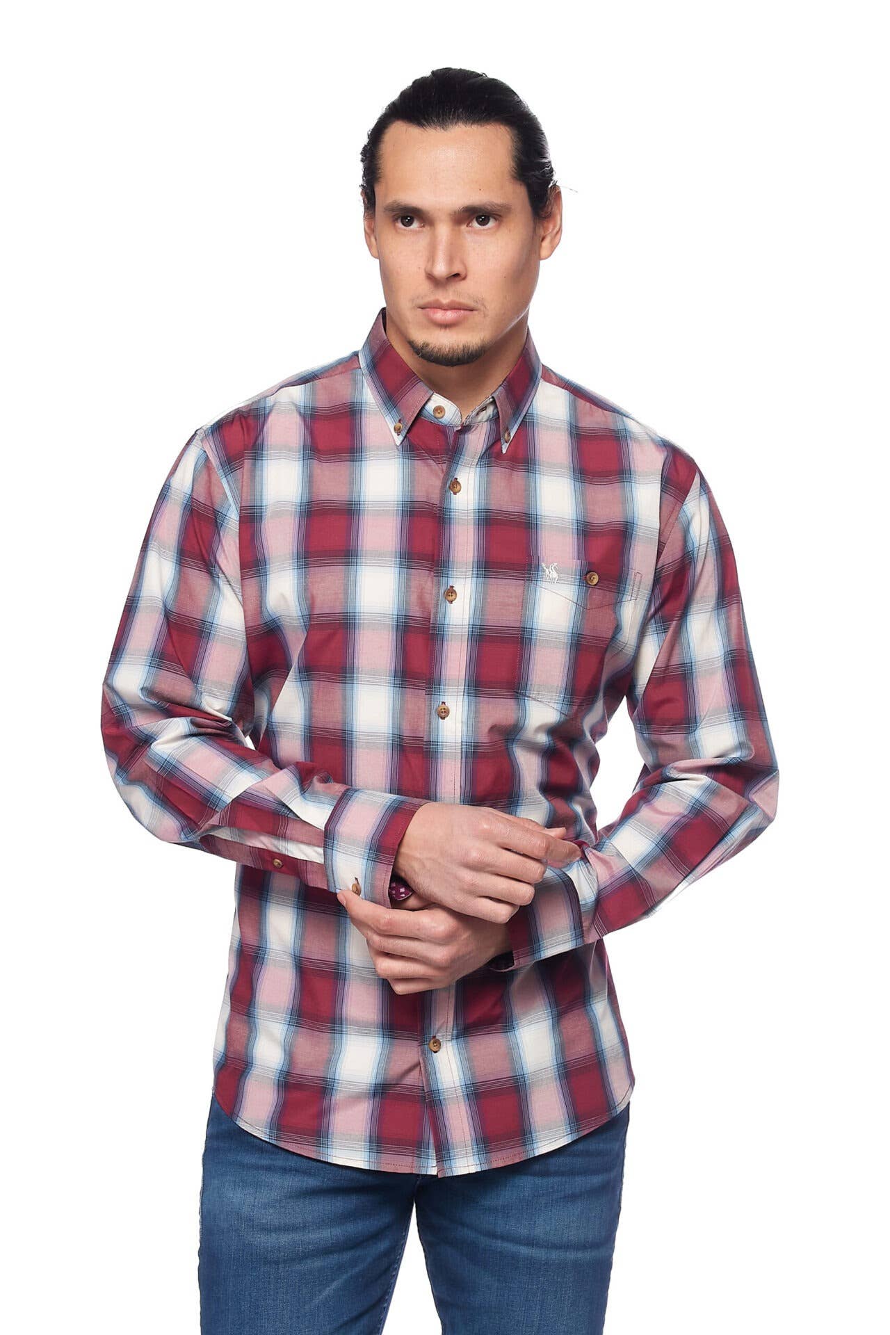 Rodeo Clothing - Men's Western Apparel Regular Fit Plaid shirts