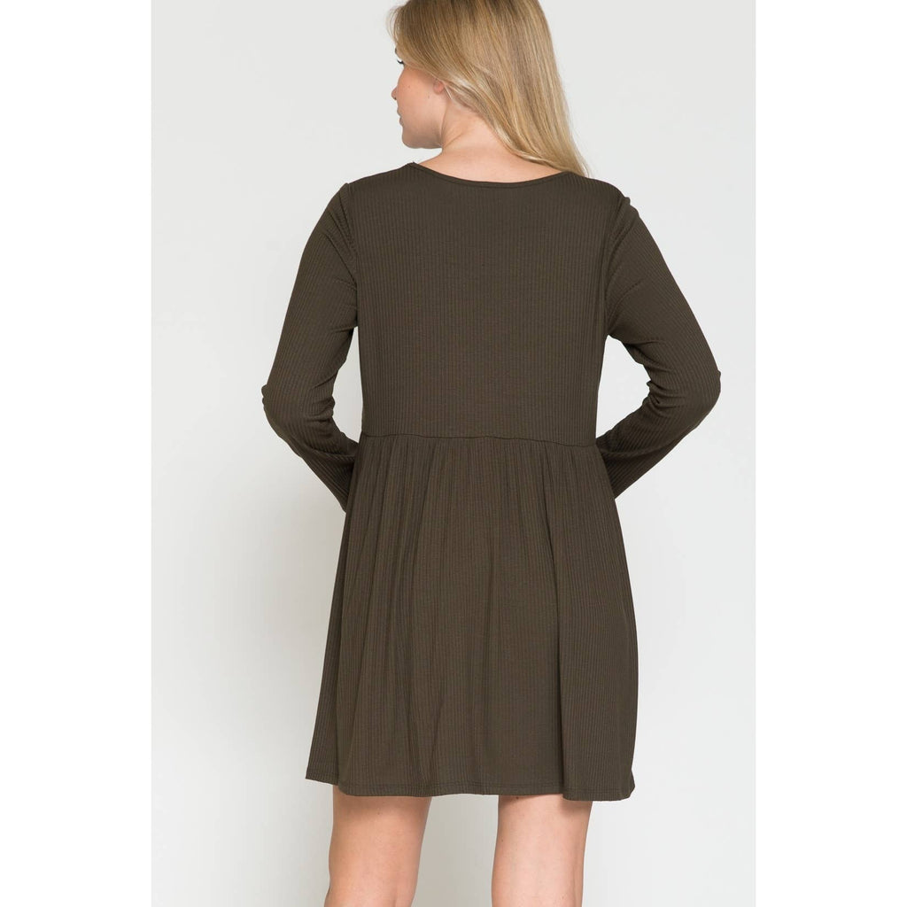 Story Teller - Maternity Wrap Waist Ruched Ruffle Spring Midi Dress
