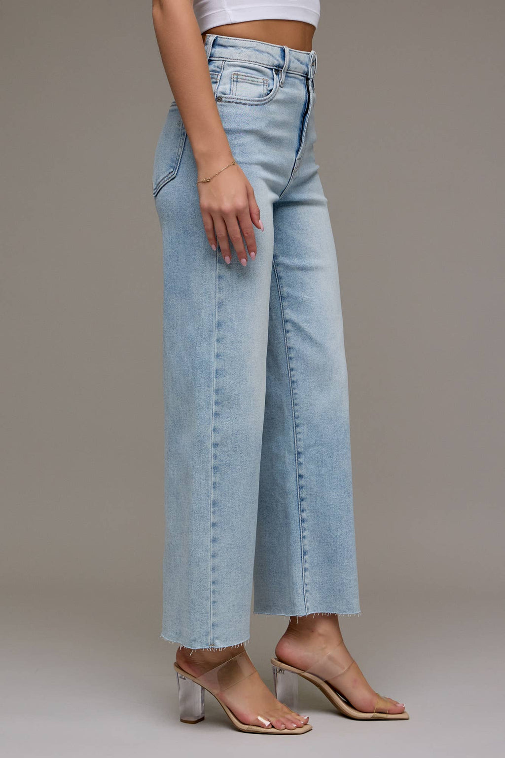 Hidden Jeans - Light Wash Clean Stretch Wideleg