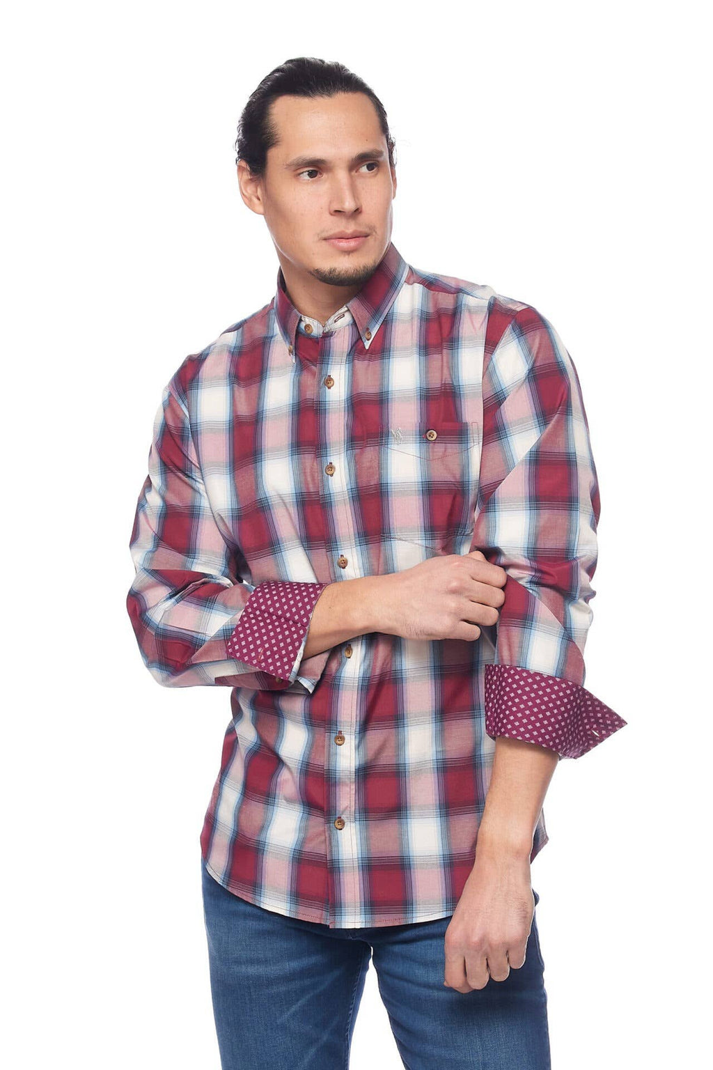Rodeo Clothing - Men's Western Apparel Regular Fit Plaid shirts
