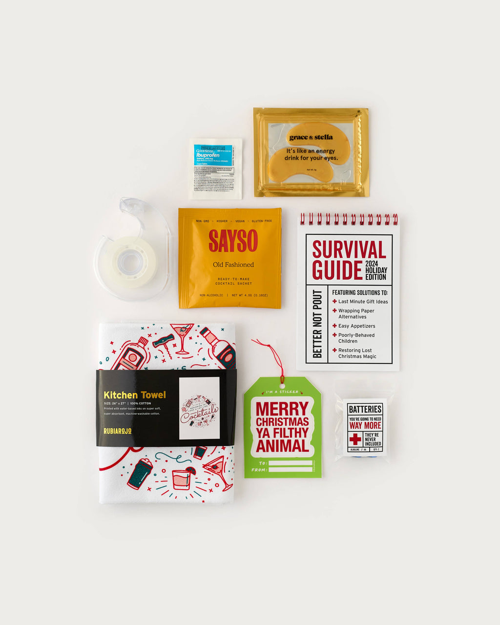 RubiaRojo - The Ultimate Holiday Survival Kit - Novelty Gift Set