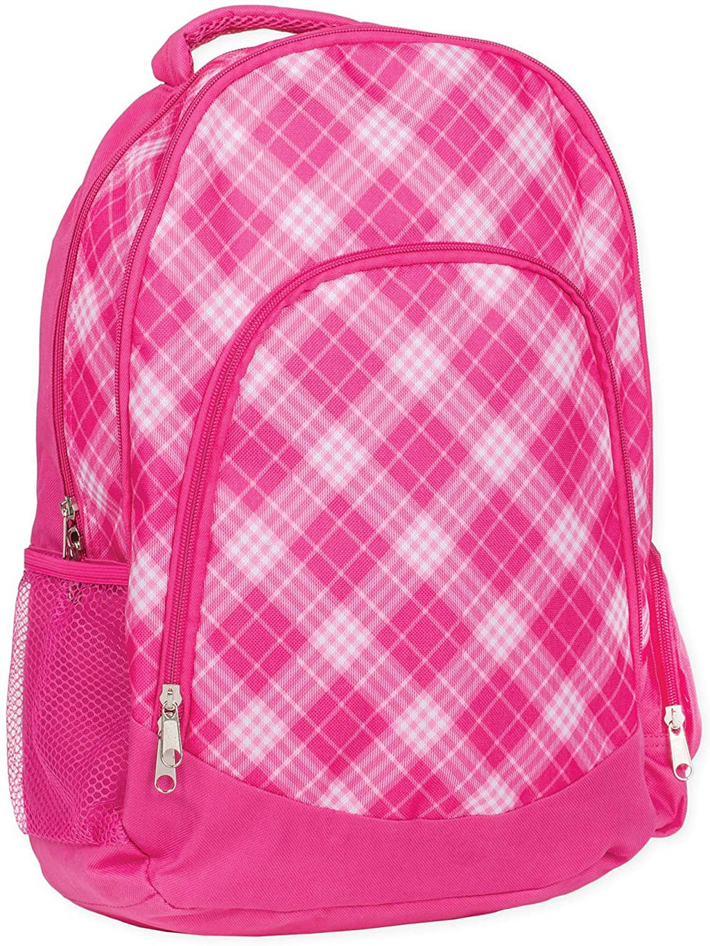 Pink Preppy Plaid Backpack