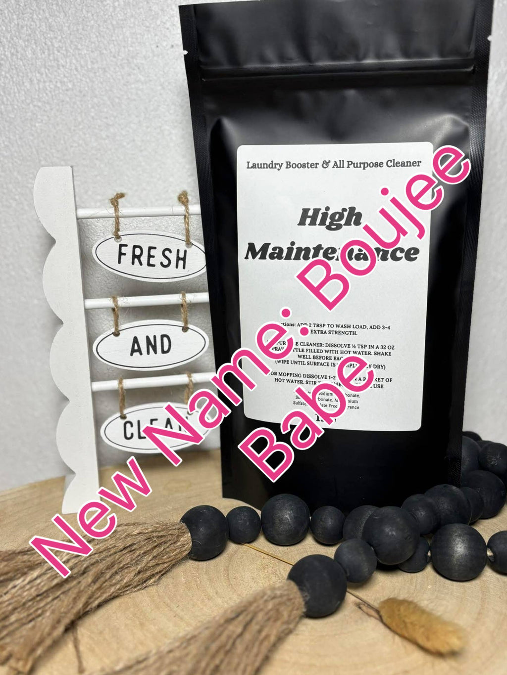 Pink August - Boujee Babe Laundry Powder & All Purpose Cleaner