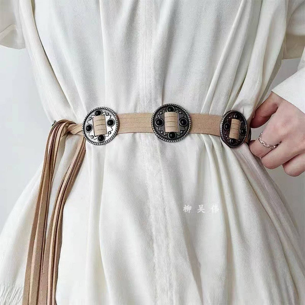 ACCITY - VINTAGE BOHEMIAN EMBELLISHED BELT_CWABE0260
