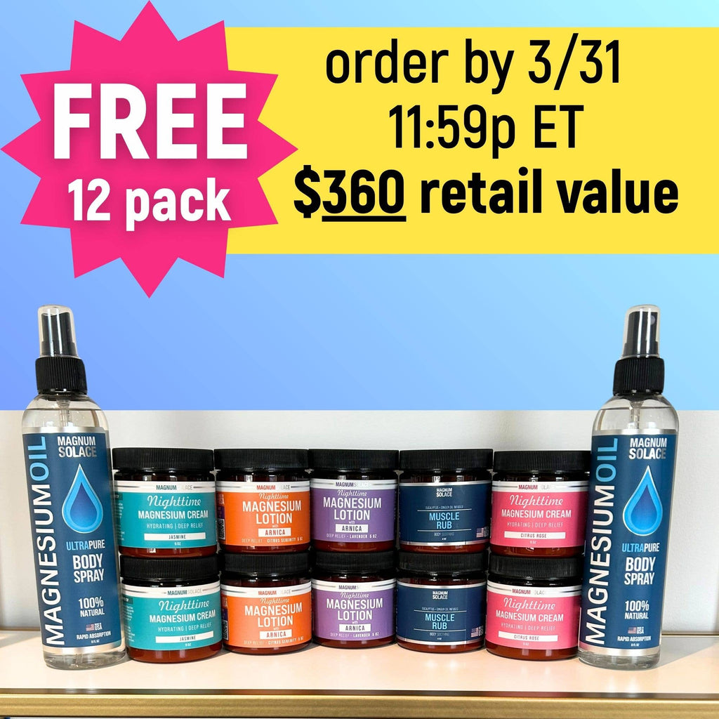 Magnum Solace - 12 Units FREEBIE- Topical Wellness Best Sellers