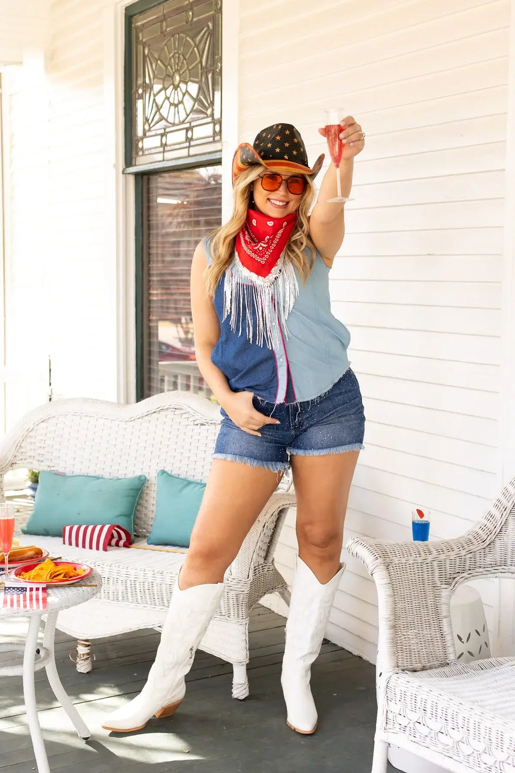 GRACE+EMMA by Southern Grace - Howdy Partner Denim Button Up
