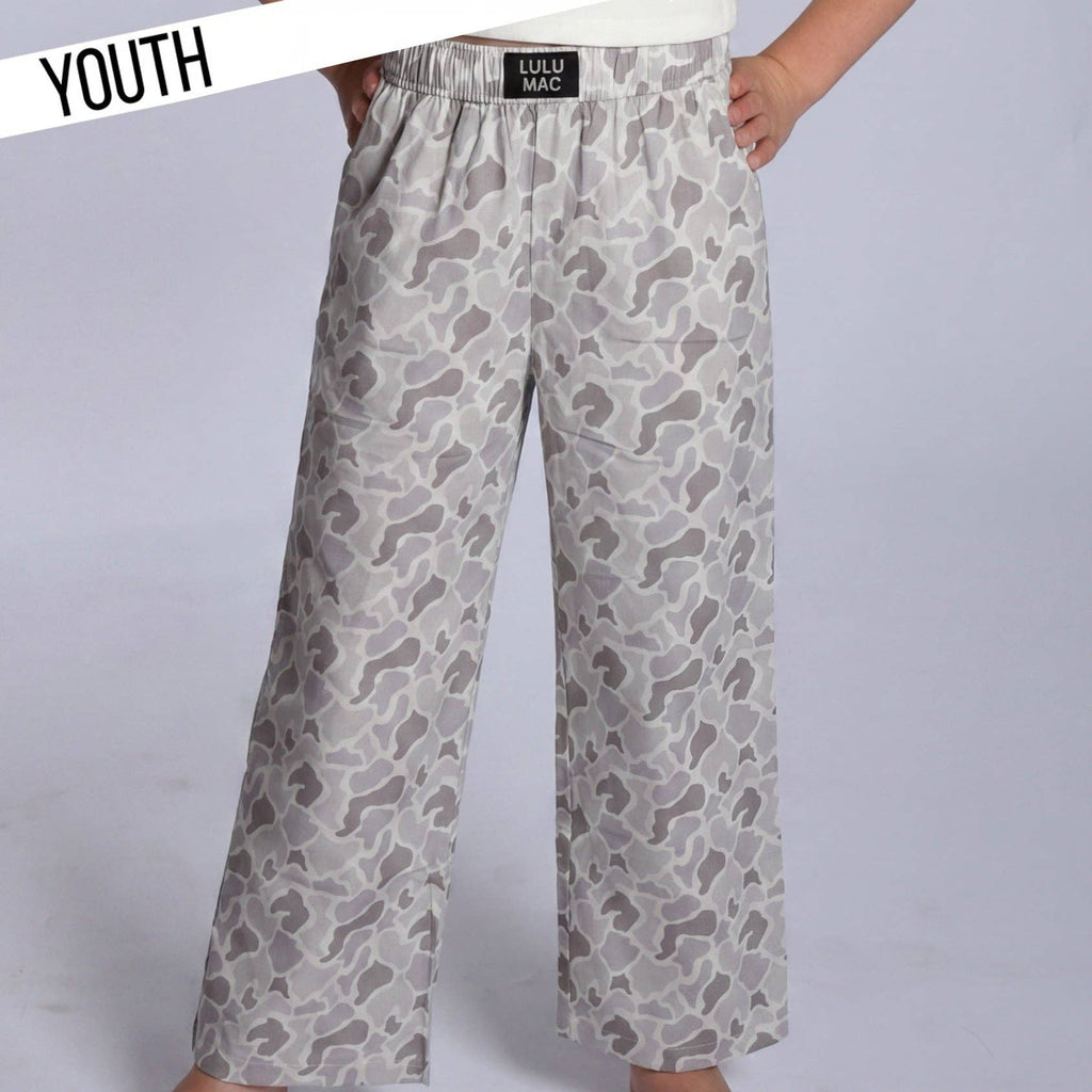 Lulu Mac - Youth -WHITE CAMO-Pants
