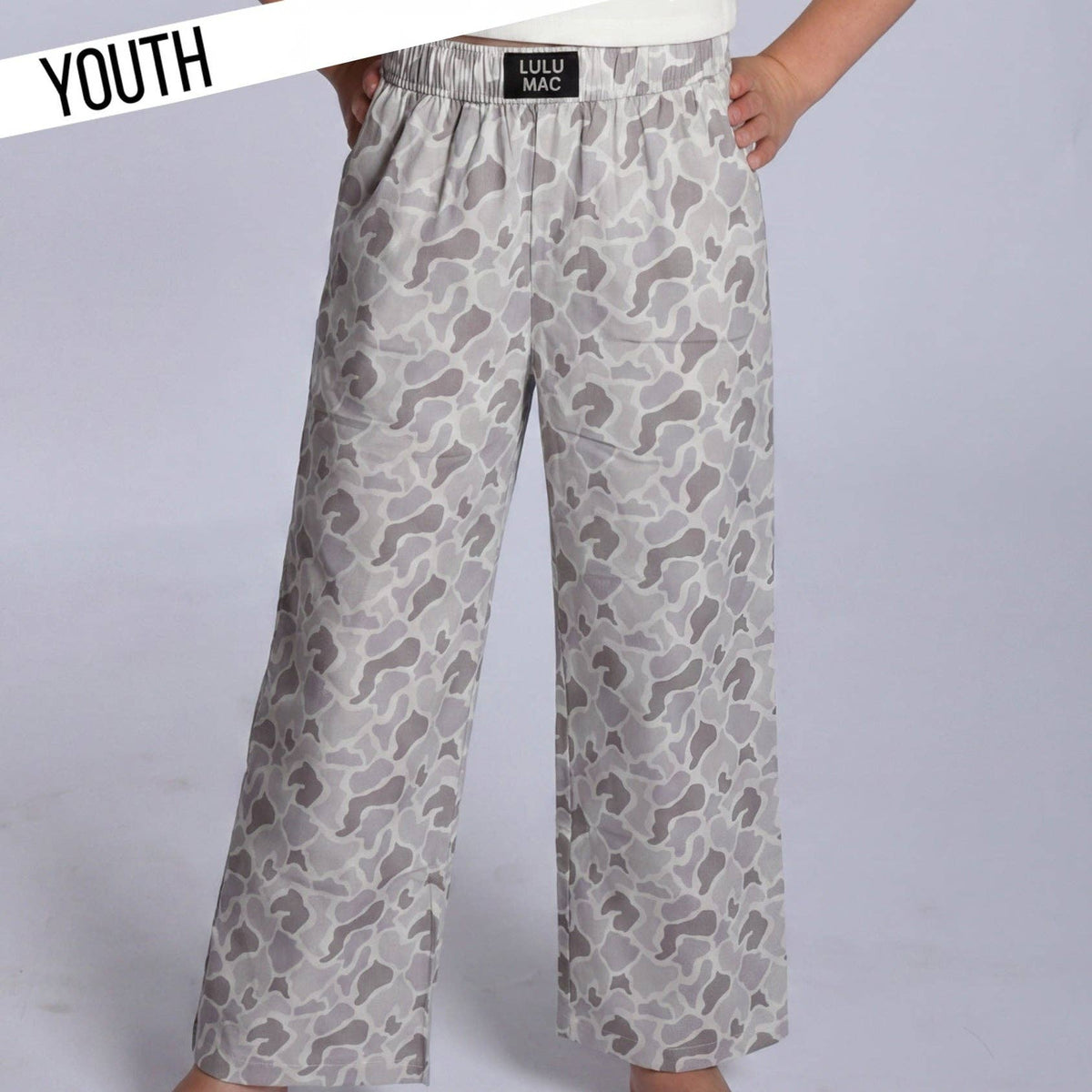 Lulu Mac - Youth -WHITE CAMO-Pants