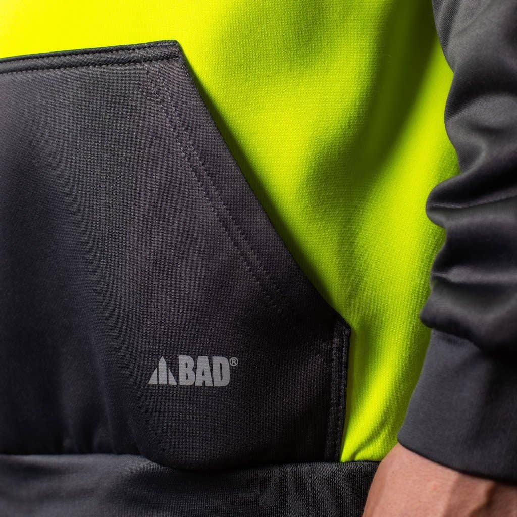 BAD WORKWEAR - BAD ESSENTIAL™ HI-VIS FLEECE HOODIE