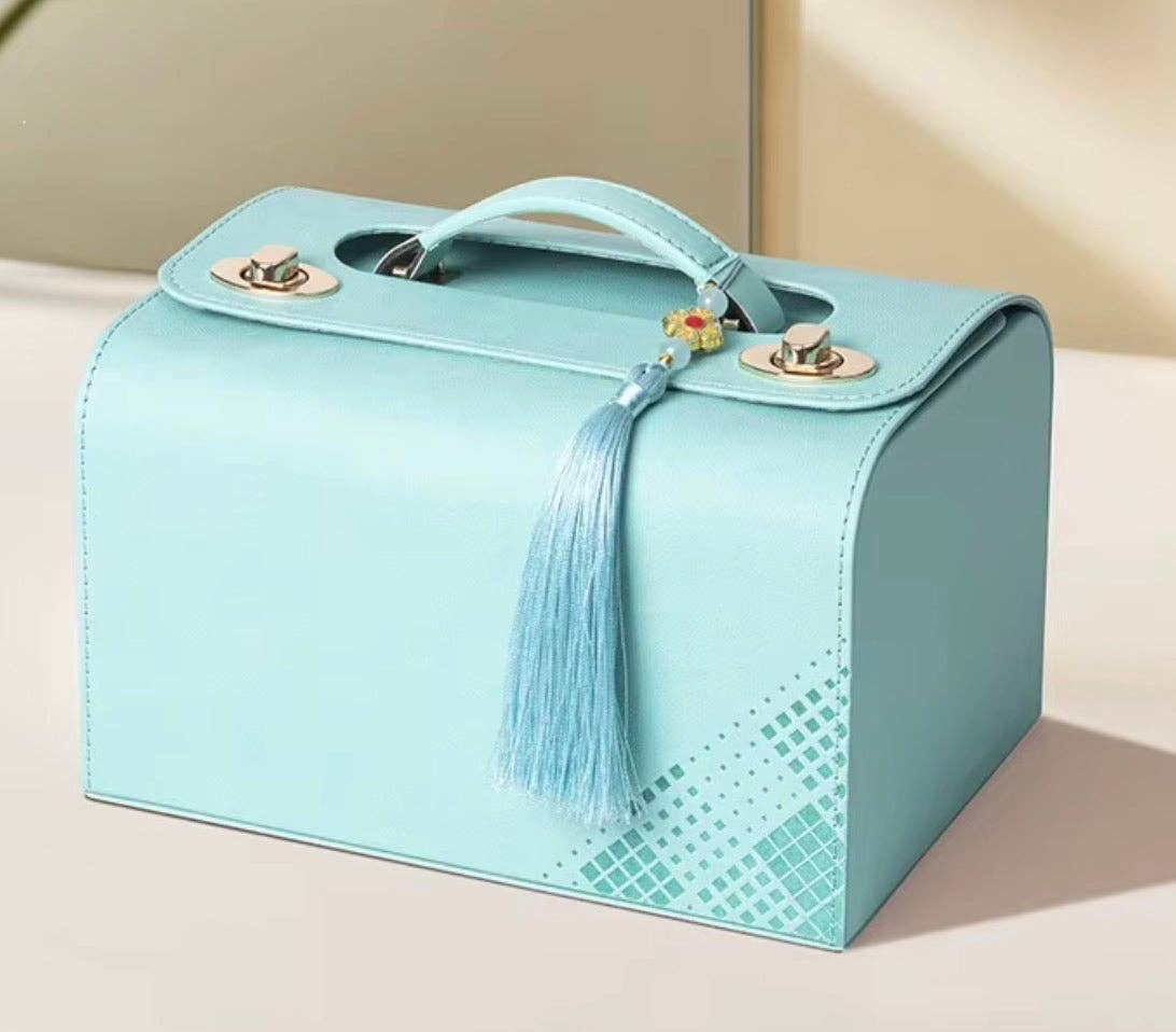 Mahjong Tile Keepsafe Box - The Southern Peacock