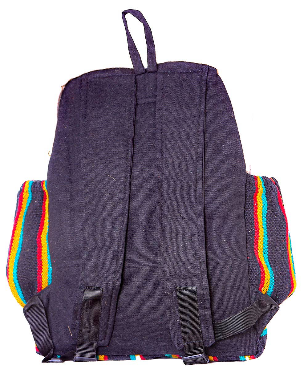 Woven Hemp Backpack