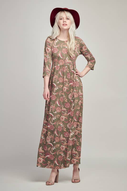 Rose Mellow Fashion - Maxi Dress