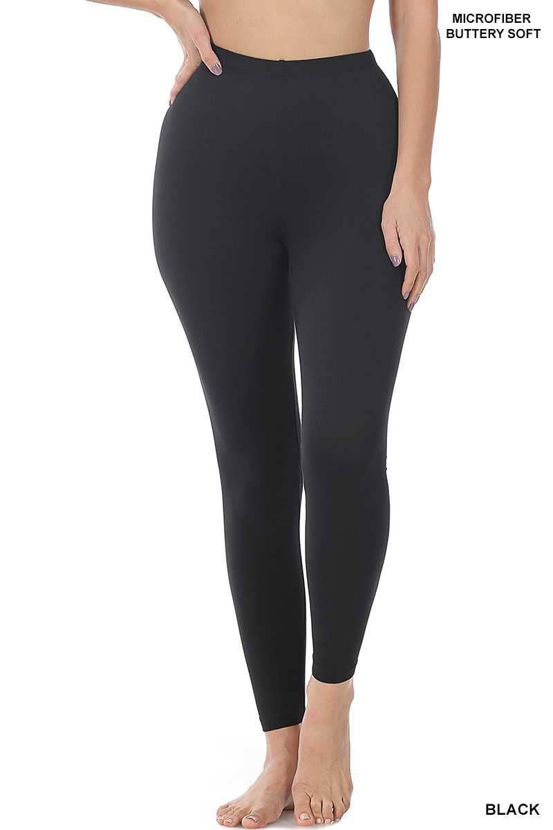 Vanilla Monkey - Legging pleine longueur en microfibre de qualité supérieure
