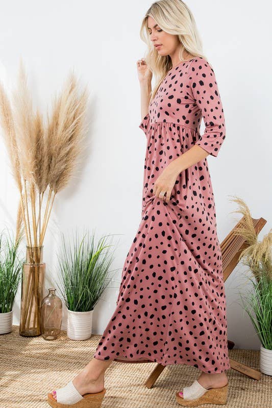Rose Mellow Fashion - Maxi Dress