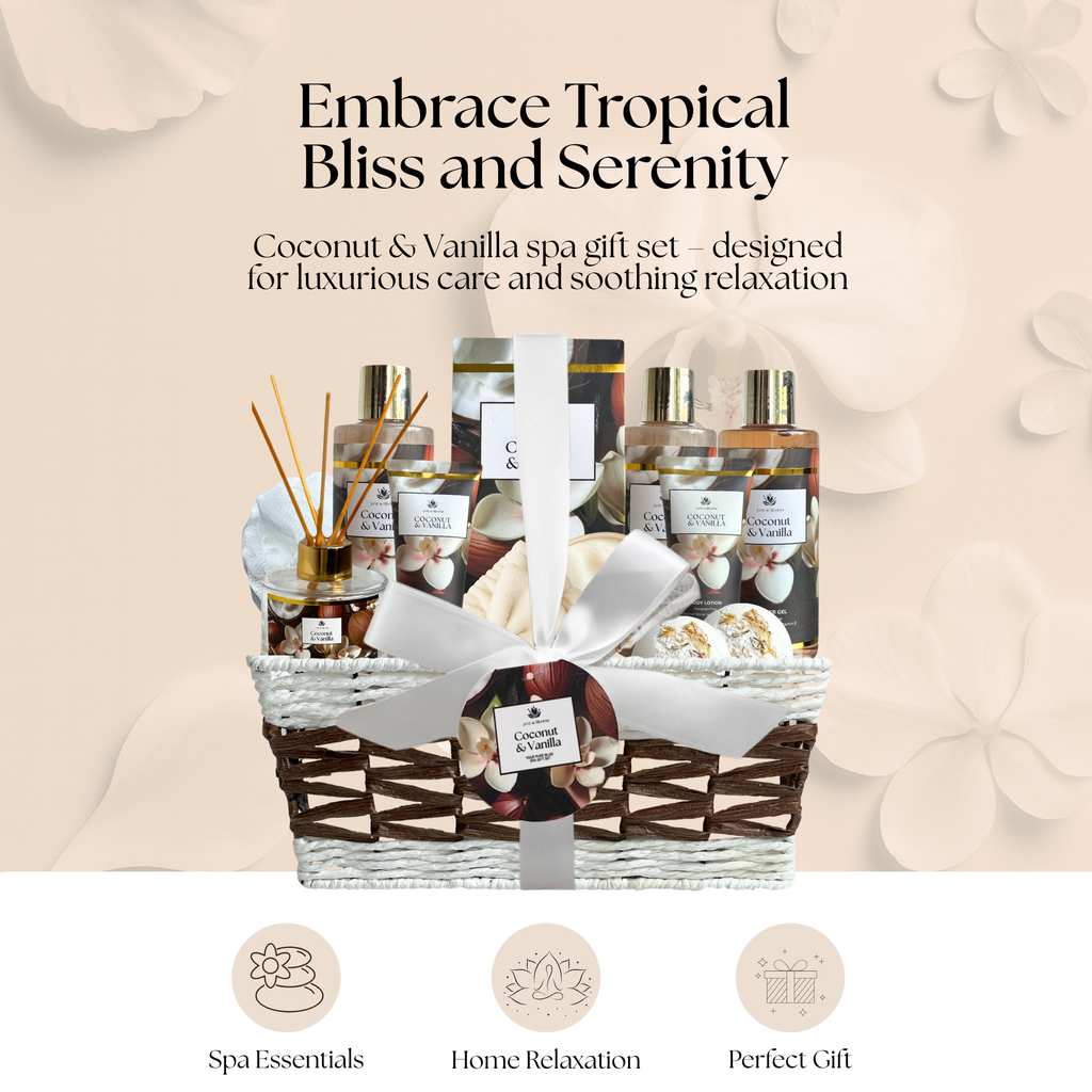 Coconut & Vanilla Luxury Spa Gift Basket