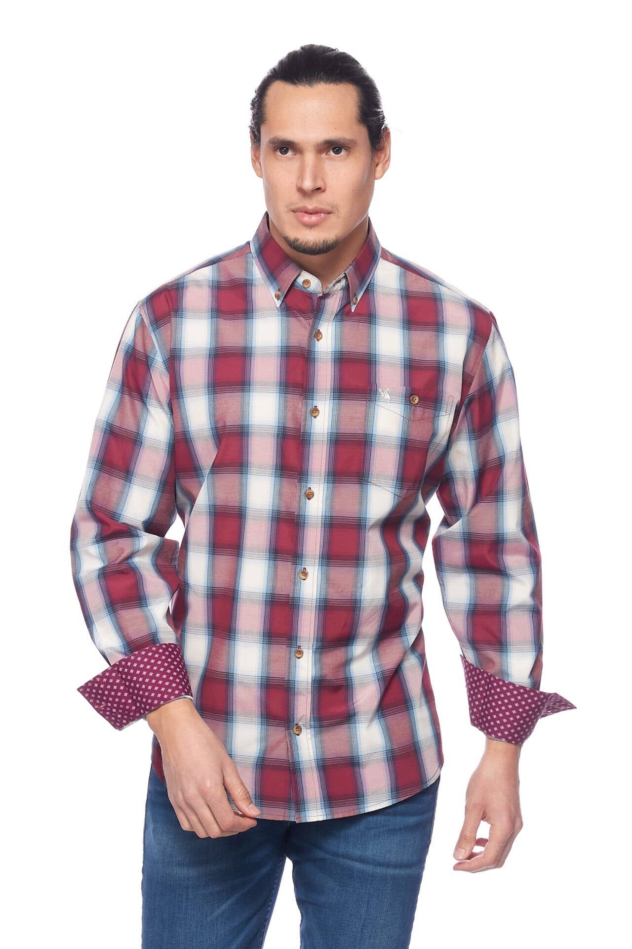 Rodeo Clothing - Men's Western Apparel Regular Fit Plaid shirts