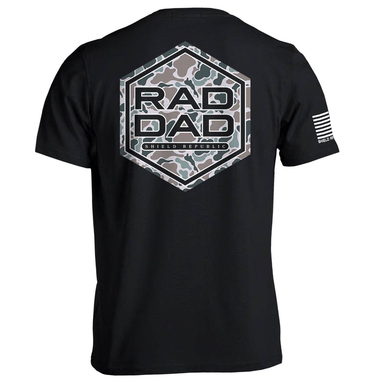 - Camo Rad Dad Men's Graphic Tee