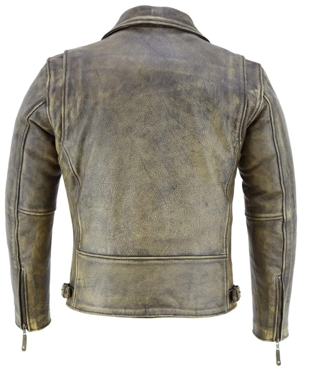 Tackfield - Men's Motorcycle Genuine Cowhide Leather Jacket