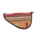 Multicolored 11-inch gun cover featuring stripes and patterns with leather trim for a stylish and practical accessory.