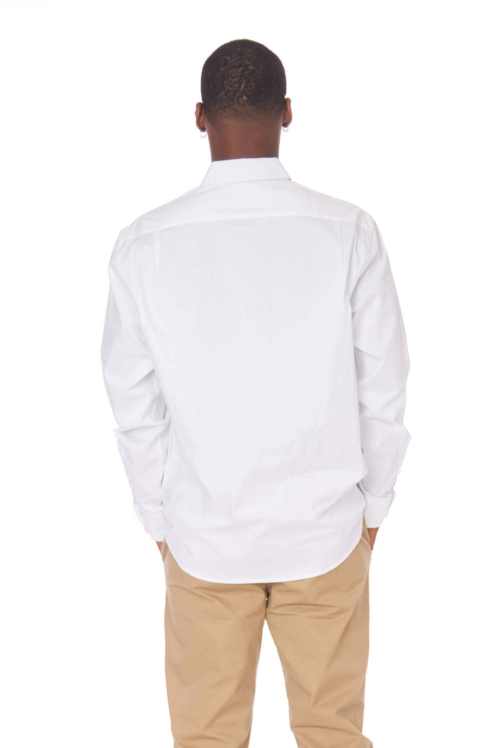 Hawk's Bay - Men's Cotton Stretch Long Sleeve Solid Shirt
