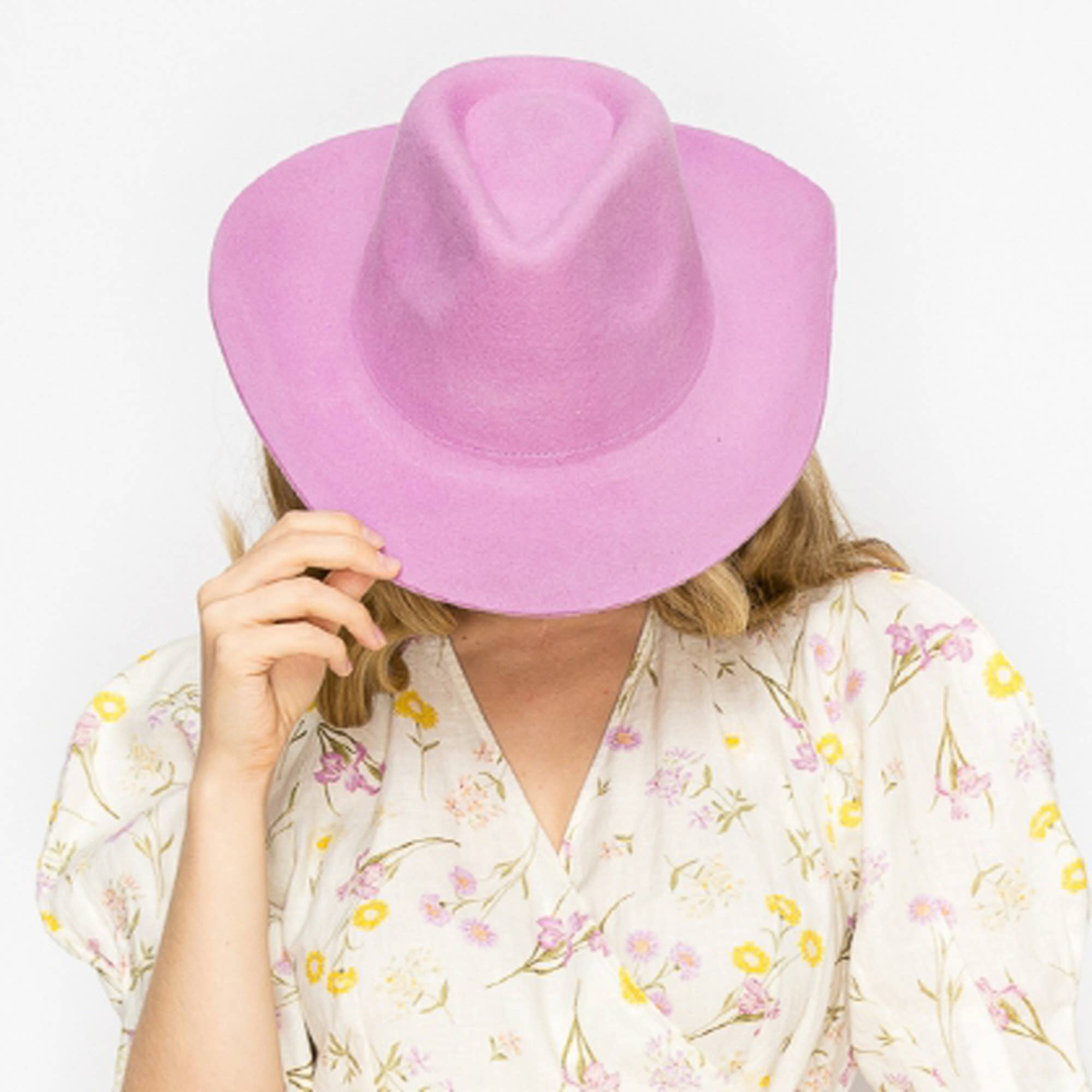 Queens INC - Stiff brim Australian wool cowboy Hat