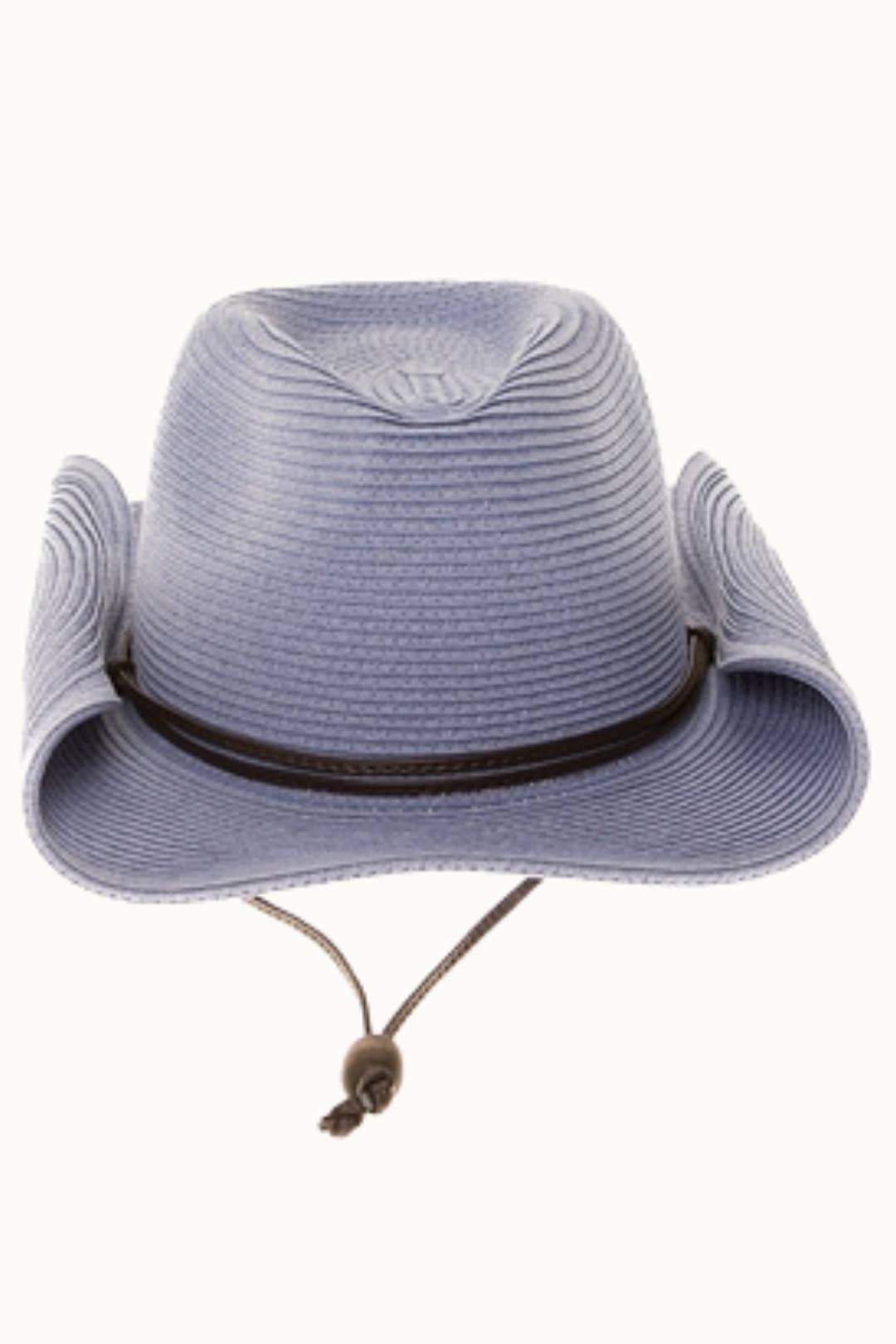 Classic Straw Cowboy Hat - Youth with Chin Cord