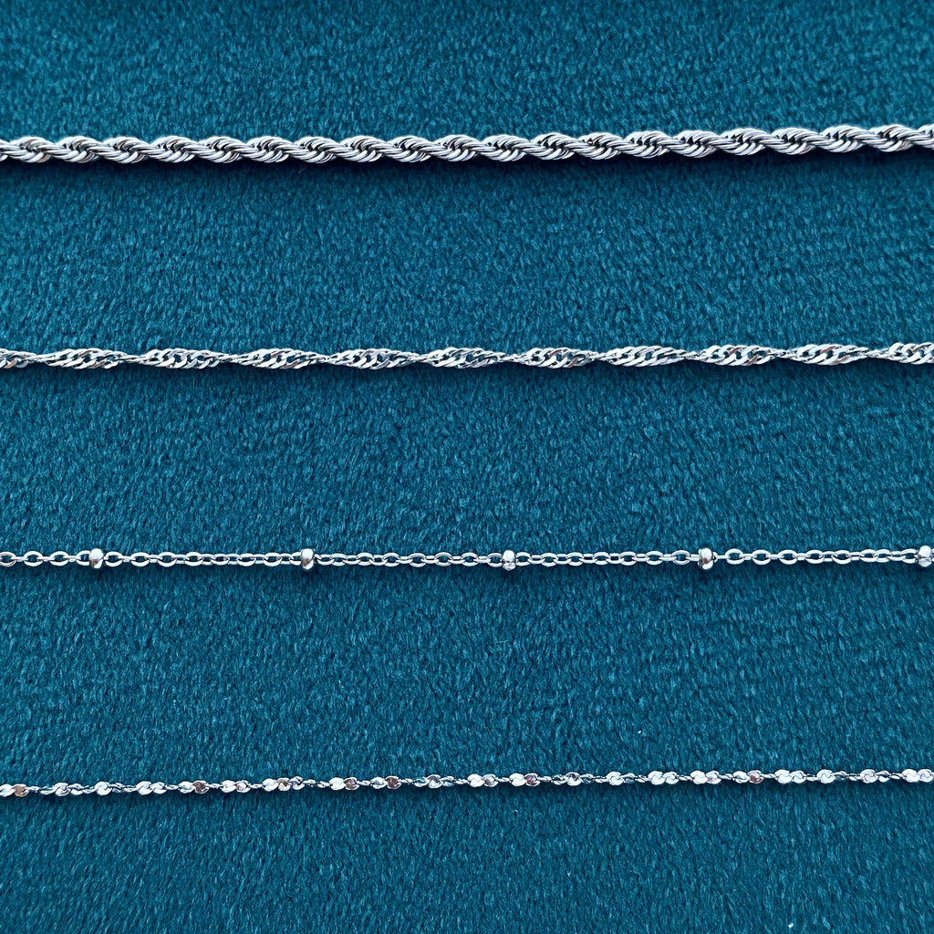 Stainless Steel Chain Necklace, Waterproof Chain