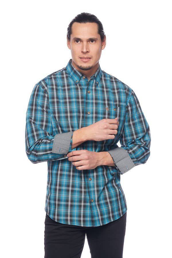 Rodeo Clothing - Men's Western Apparel Regular Fit Plaid shirts