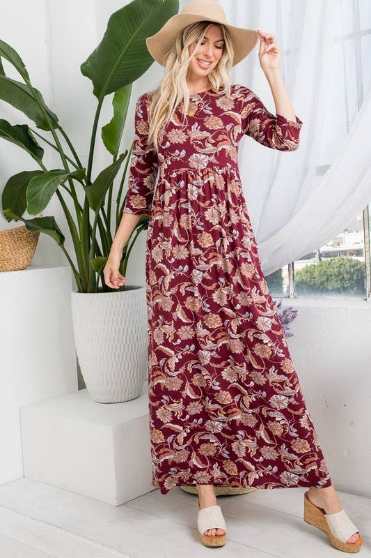 Rose Mellow Fashion - Maxi Dress
