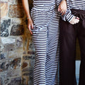 Girlie Girl Originals - LM-STRIPE Pant-BROWN