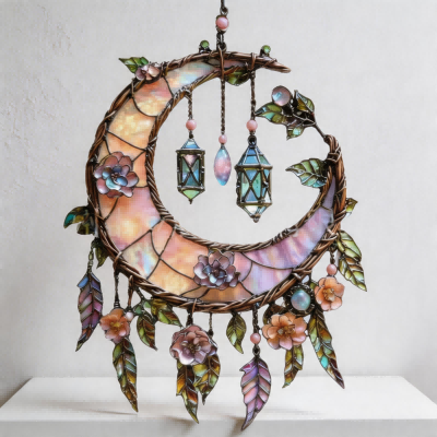 CouldNook - CouldNook Tree of Life Dreamcatcher Ornament - Heart Stone